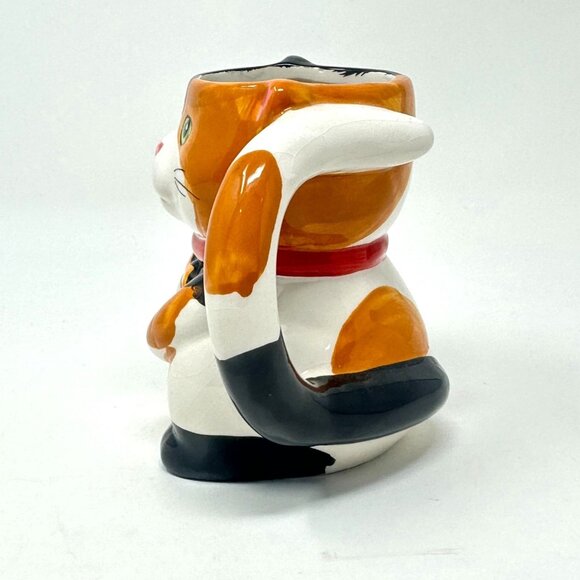 3D Calico Cat Surprise Mouse Inside Ceramic Tea Cup Coffee Mug Pier 1 Imports - Picture 6 of 16